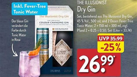 illusionist gin aldi|The Illusionist Gin im Test & Tasting: ein blaues ...